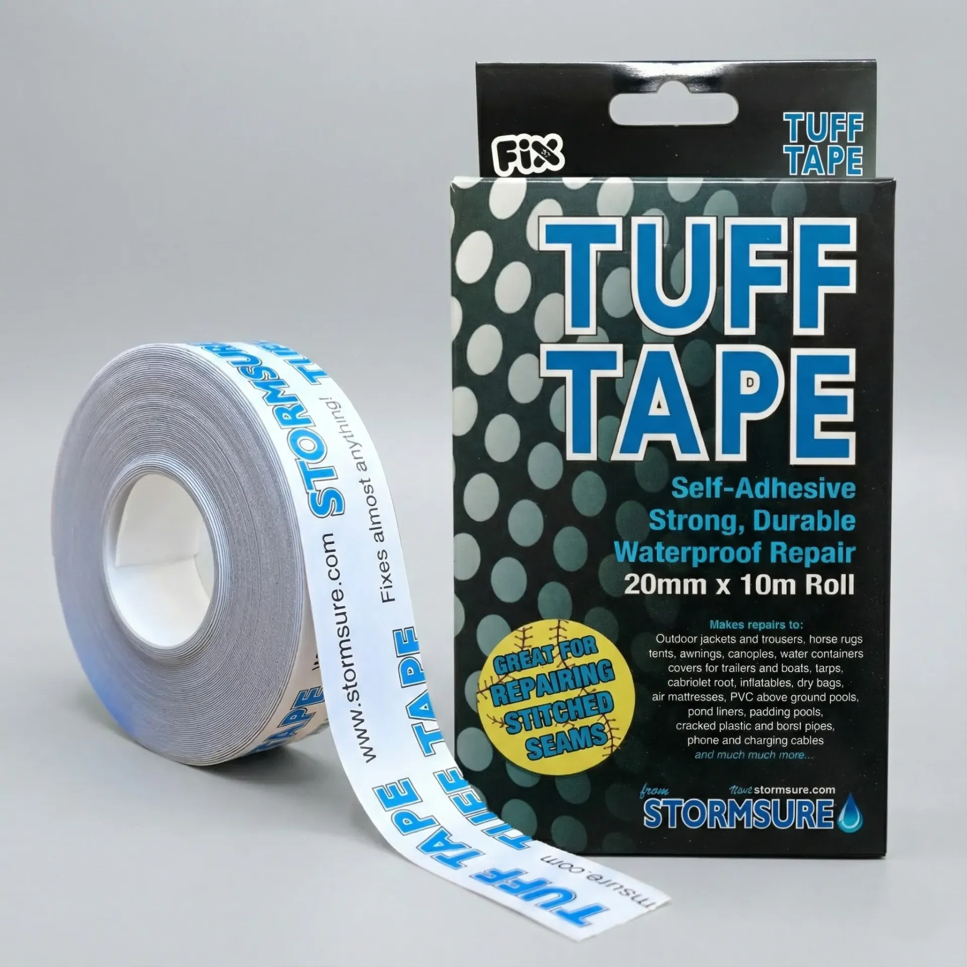 [TUFF1020] STORMSURE - Samoprzylepna taśma do uszczelniania szwów 10m x 20mm TUFF TAPE