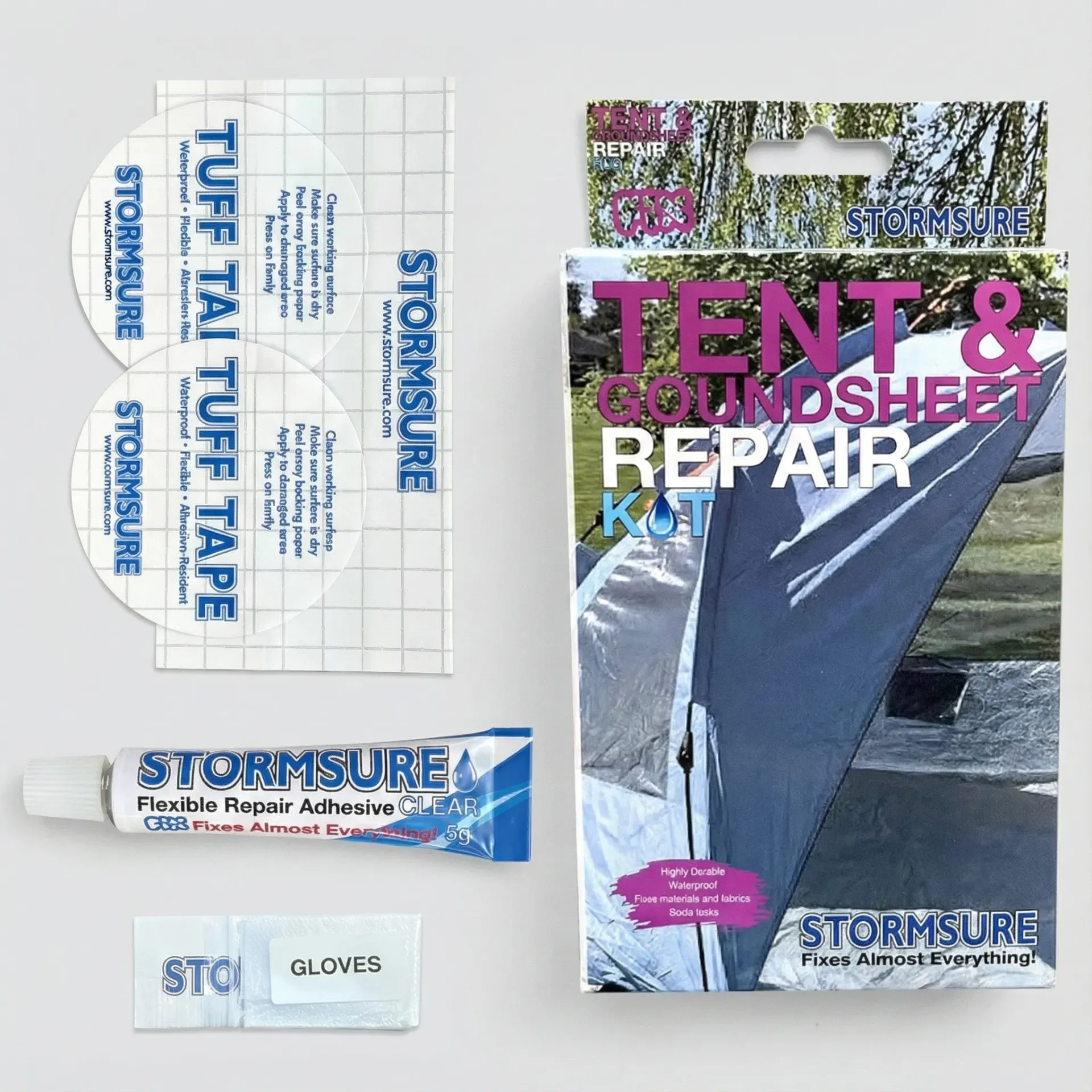 [RKTENT] STORMSURE - Zestaw naprawczy do namiotów, tarpów i podłóg