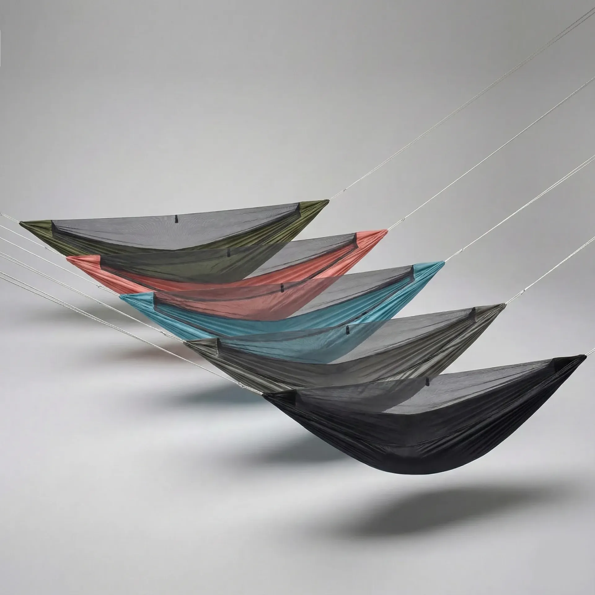 [TRIP-HF-300-BLACK] Hamak - TRIPLANDER Forest (Czarny, 300 x 150 cm)